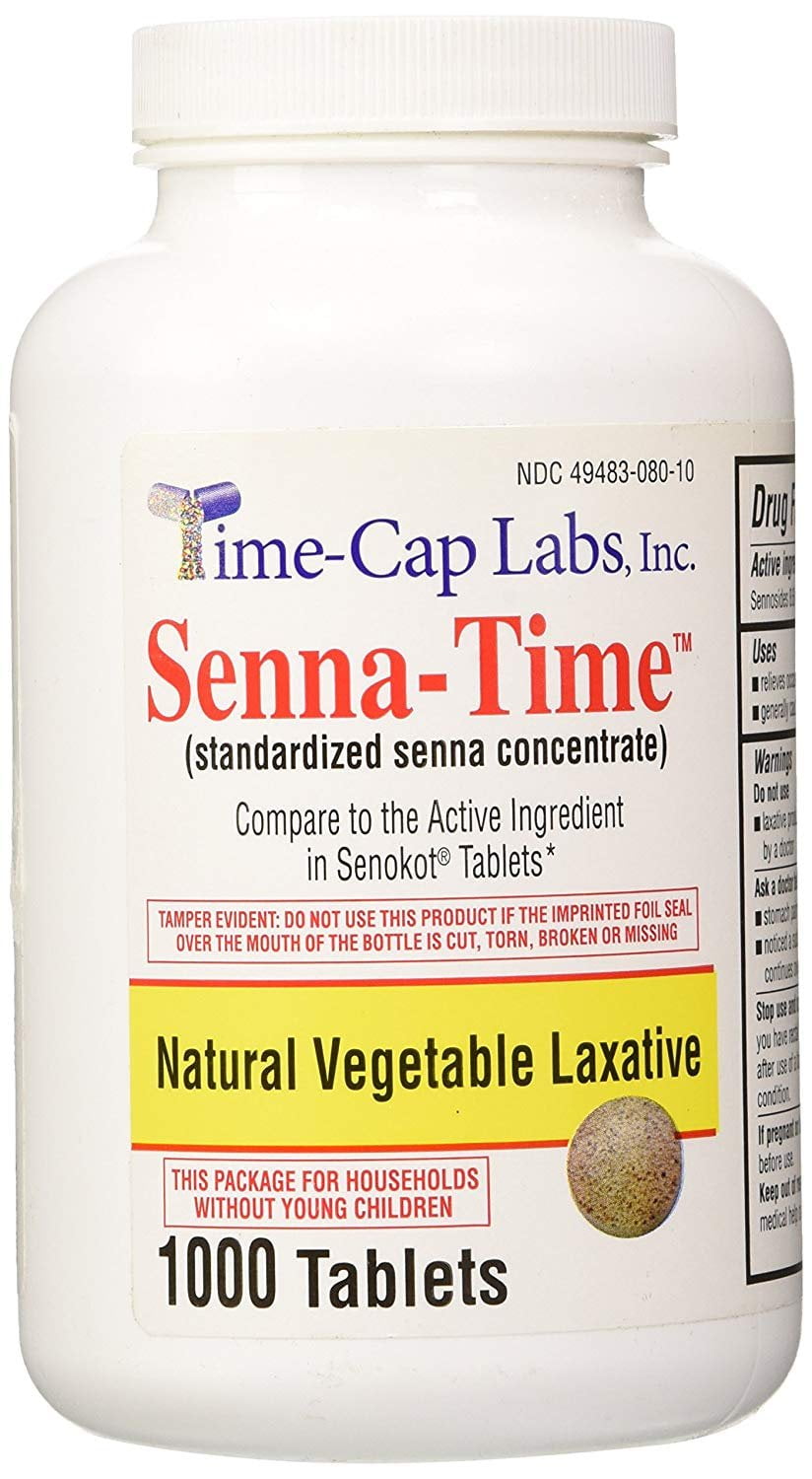 Senna Time Generic For Senokot Natural Vegetable Laxative Senna 8 6 Mg