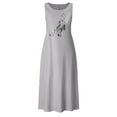 thumbnail image 4 of Fankiway Robes de Mode pour Femmes Été Décontracté Col Rond Sans Manches avec Poches Robe Longue de Plage Vacances Robes d'Été pour Femmes Grande Taille, 4 of 4