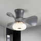 thumbnail image 3 of Ventilador de techo moderno de perfil bajo de 22 pulgadas, útil mando a distancia regulable para dormitorio y Patio, 3 of 7
