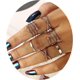 thumbnail image 1 of 6-16 anillos apilables para nudillos para mujeres, adolescentes y niñas, anillos de dedo vintage bohemios, apilables, anillos midi dorados y plateados, juego de anillos múltiples, tamaño 5-1, 1 of 5