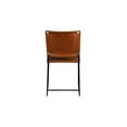 thumbnail image 5 of Pemberly Row Contemporary Leather Dining Chair in Brown Finish (Set of 2), 5 of 5
