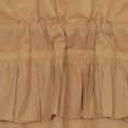 thumbnail image 3 of VHC Brands Simple Life Cotton Ruffled Tier Curtains, Khaki, 2 Panels, 3 of 5