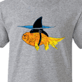 thumbnail image 4 of Inktastic Funny Goldfish with Shark Fin Youth T-Shirt, 4 of 5