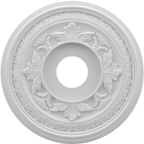 Ekena Millwork CMP16BA Médaillon de Plafond en PVC Thermoformé Baltimore 16 x 3,5 x 1 Po - 6,5 Po