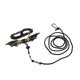 thumbnail image 2 of 1pcs Pet Reptile Gecko Bearded Dragon Leash para reptiles de / M / Negro + dorado-m Gloria Correa de reptil lagarto, 2 of 9