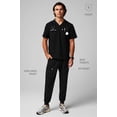 thumbnail image 5 of Fabletics Men's All-Shift Scrub Jogger - 4-Way Stretch, Breathable, Lightweight, Mid-Rise, Semi-Slim Fit (Extended Sizes Available), 5 of 6