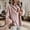 Pink, variant on Coats For Women Short Fuzzy Cuff Draped Collar Loose Fit Outerwear Solid Color Long Sleeve Casual Jacket For Fall Winter