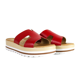 thumbnail image 2 of Sandalia Plataforma media Mujer Flexi Piel 107504 Rojo Flexi Piel, 2 of 4