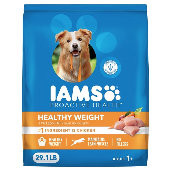 IAMS Proactive Health Adult Dry Dog Food Weight Control Premium Dry Nutrition 29.1 lb. Bag