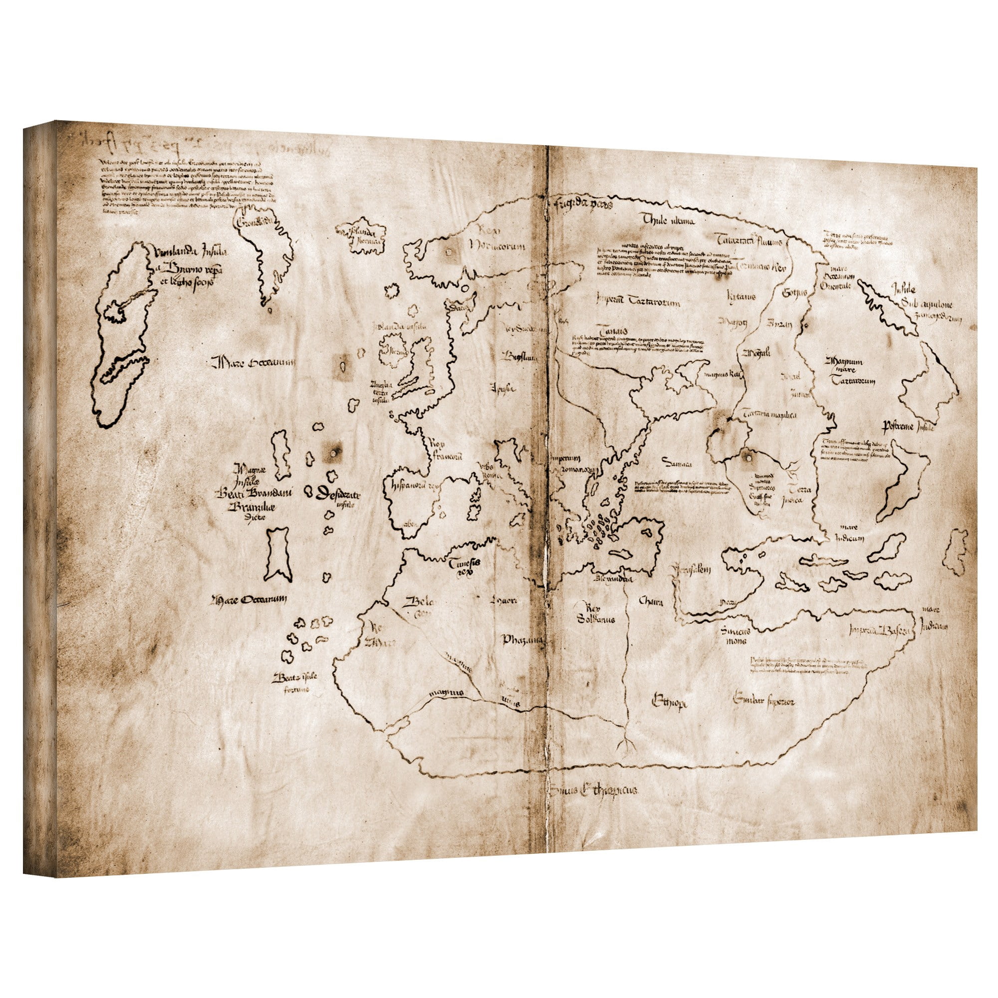 Unknown "The Vinland Map" Gallery-Wrapped Canvas