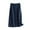 Navy, variant on Bovxnpu Plus Size Skirts For Women, Womens Long Maxi Skirts High Waist A Line Casual Skirts, Women's Versatile Summer Solid Color Retro-line Loose Casual Skirt L