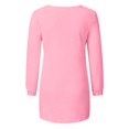 thumbnail image 5 of Yigetop Fuzzy Sweater for Women, Women's Fashionable Long Sleeve Pullovers Loose Fuzzy Jumper Sweater Fleece Pullover Women Hot Pink 2XL, 5 of 7