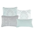 thumbnail image 3 of Sage Green Comforter Set King Size - 7-Pieces Amanda Floral Bedding Set, 3 of 7