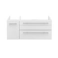 thumbnail image 2 of Fresca Lucera 36" White Wall Hung Vessel Sink Modern Bathroom Cabinet - Right Version, 2 of 4