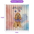 thumbnail image 5 of 4th of July Cocker Spaniel Celebrates Independence Day Shower Curtain Cockers Dog Lover Gifts Waterproof Bathroom Bathtub Curtain - 12010, 5 of 5