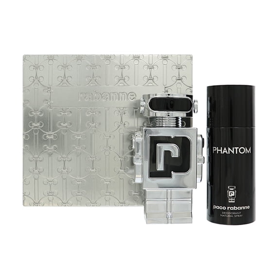 Paco Rabanne Phantom 2 Piece Set For Men 2 Piece Set by Paco Rabanne Gift Set for Men