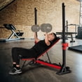 thumbnail image 3 of Goplus Réglable Olympic Banc Presse Ensemble avec Rack Barbell pour le Levage de Poids, Entraînement de Force à Domicile Gym, 3 of 6
