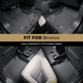 thumbnail image 2 of Alfombrilla 3D MaxPider Kagu Custom Fit Ford Bronco 4 puertas, 2 of 8
