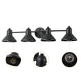 thumbnail image 3 of C Cattleya 32 in. 4-Light Powder-coated Black Vanity Light Fixture, 3 of 6
