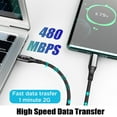 thumbnail image 6 of AICase 100W USB-C to USB-C Cable 100W Fast Charger Type-C Charging Data Cord LED Display Cable, 6 of 13