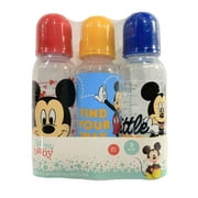 BABY BOTTLE SET 3 - BOYS - DISNEY MICKEY MOUSE - FIND YOUR WAY - 9 BPA FREE