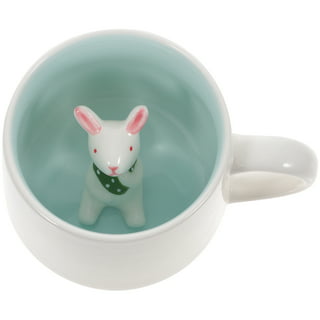 DIHOclub Cow Ceramic Cup Hidden 3D Animal Inside Mug,Cute Cartoon Handmade  Figurine Mugs,Holiday and…See more DIHOclub Cow Ceramic Cup Hidden 3D