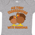 thumbnail image 4 of Inktastic My First Thanksgiving with Grandma Boys or Girls Baby Bodysuit, 4 of 5