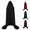 A-Black577, variant on XIAOCHA Halloween Hooded Velvet Cloak For Women Self Tie Front Full Length Wizard Cape
