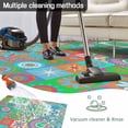 thumbnail image 5 of Colorful Ethnic Outdoor Rug for Patio/Deck/Porch, Non-Slip Large Area Rug 4 x 6 Ft, Modern Abstract National Geometric Teal Indoor Outdoor Rugs Washable Area Rugs, Camping Rug Carpet Runner, 5 of 8