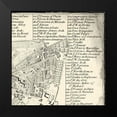 thumbnail image 2 of Vision Studio 20x20 Black Modern Framed Museum Art Print Titled - City of Rome Grid III, 2 of 5