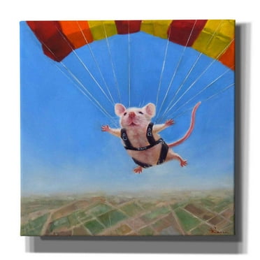 Epic Graffiti 'Geronimo' by Lucia Heffernan, Canvas Wall Art, 26"x26"