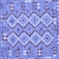 thumbnail image 1 of Ahgly Company Machine Washable Indoor Square Southwestern Blue Country Area Rugs, 7' Square, 1 of 4