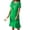 Green, variant on CIENVNSTG Women's Short Sleeve Linen Dress Crewneck Casual Plus Size Summer Flowy Vacation Midi Dresses Beach Sundress 2026 Black XL