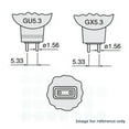 thumbnail image 4 of USHIO EXT 50w 12v w/ Front Glass Spot SP12 MR16 ULTRA TITAN halogen light bulb, 4 of 4