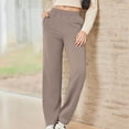 thumbnail image 4 of Womens Sweat Pants, Fashion Casual Solid Color Waist Sweatpants with Side Pockets, 4 of 6