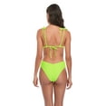 thumbnail image 4 of Charmo High Cut Triangle String Bikini Swimsuit Set, 2-Piece, (Women's), Sizes S M L XL, 4 of 6