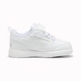 thumbnail image 2 of Tenis Puma Rebound V6 Lo AC + INF para Niños Pequeños 397420-03 blanco 12, 2 of 6