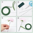 thumbnail image 6 of Floral Arrangement Kit 1/2In-88FT Floral Tape and 20G-98FT Floral Wire and 200Pcs Ball Head Pin for Bouquet Boutonniere Stem Wrapping Garden Art Craft Wedding, 6 of 6