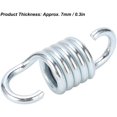 thumbnail image 2 of 2 Piece 7mm Hammock Chair Spring, 1102.3 lb Weight Capacity Heavy Duty Hammock Spring Hooks, Durable Galvanized Iron Extension, 2 of 5