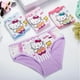 thumbnail image 4 of 4 unids/lote de bragas de Hello Kitty para niñas, ropa interior suave de algodón de 100% con bonitos dibujos para niñas, calzoncillos Boxer transpirables para niños, 4 of 5