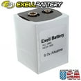 thumbnail image 2 of 5x Exell 266 Alkaline 9V Battery NEDA 1605, PP7, 6F90, 2 of 3