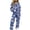 Blue Cherry Blossom Floral, variant on Pink Zebra Stripe Sweat Sets for Women