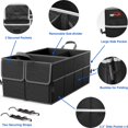 thumbnail image 2 of Car Trunk Foldable MultiCompartment Car Organizer with Removal Lid Securing Straps and Buckles for Folding, 2 of 6