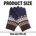 thumbnail image 3 of Guantes de lana térmicos cálidos de invierno para mujer, guantes gruesos para pantalla táctil, 3 of 6