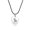 Capricorn-Silver Black, variant on Men's Stainless Steel Jewelry Creative Zodiac Sign Guitar Plectrum Pendant Necklace Horoscope Jewelry Silver Scorpio