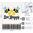 thumbnail image 3 of 2 Pcs Funny Kitchen Towels,Bee Happy Microfiber Dish Towels,Kitchen Tea Towels,Kitchen Towel Set (18" X 26"), 3 of 3