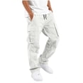 thumbnail image 2 of Sevevn Boys' Athletic Straight Cargo Pants 100% Cotton Drawstring Elastic Waist Multi‑Occasion School Daily Wear, 2 of 8