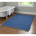 thumbnail image 2 of Linon Home Décor Verginia Berber Area Rug Collection, Blue, 7.83' x 10.3', 2 of 5
