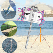 Gator Jawn ASTM F3681 Umbrella Sand Anchor, Universal Beach, Yard, Grass, Desert & Gravel