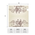 thumbnail image 5 of Lsque Cowboys Riding Horses Mailbox Cover Standard Size ,Magnetic Mailbox Covers Post Wraps Letter Box Cover -25.5x21 in, 5 of 9
